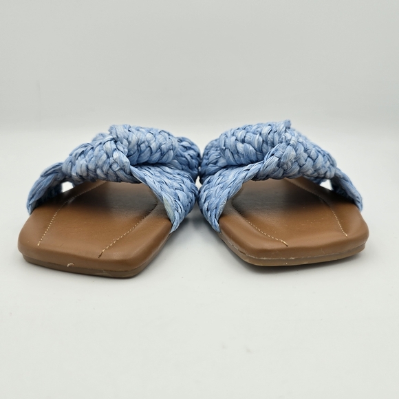 NWOT Marc Fisher Lasket Flat Slide Sandals, Surf Blue, Women's 5.5M - Picture 4 of 12